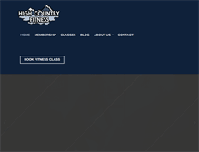 Tablet Screenshot of highcountryfitness.com.au